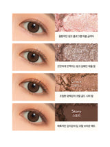 Unleashia - Glitterpedia Eye Palette N°3 All of Coralpink