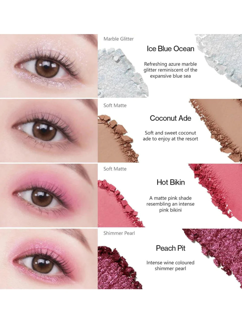 Unleashia - Glitterpedia Eye Palette N°7 All of Peach Ade